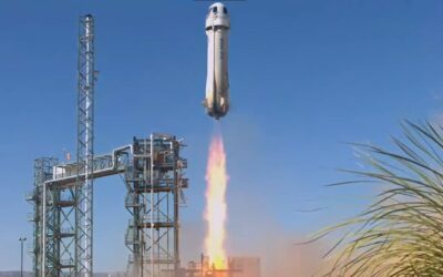 Blue Origin launches 1st crewed spaceflight since August 2022 (video)