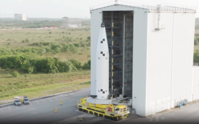 Ariane 6 stands tall for launch