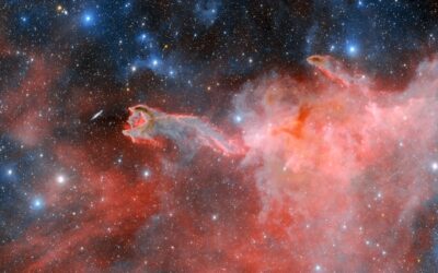 A Nebula that Extends its Hand into Space