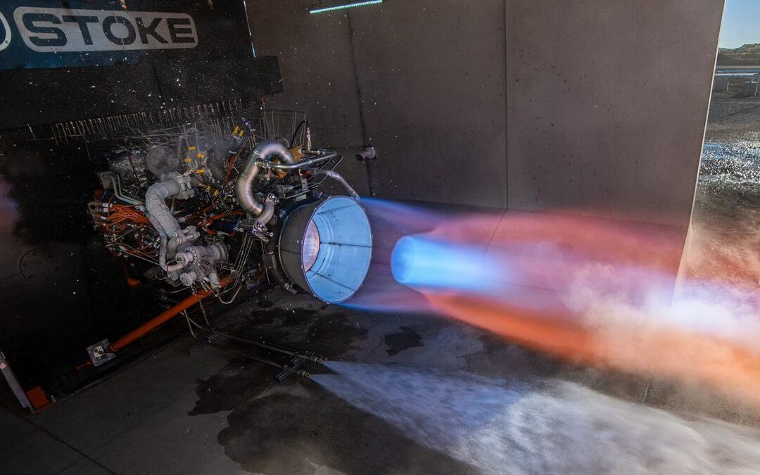 Stoke Space test-fires engine for upcoming fully reusable rocket (photos)