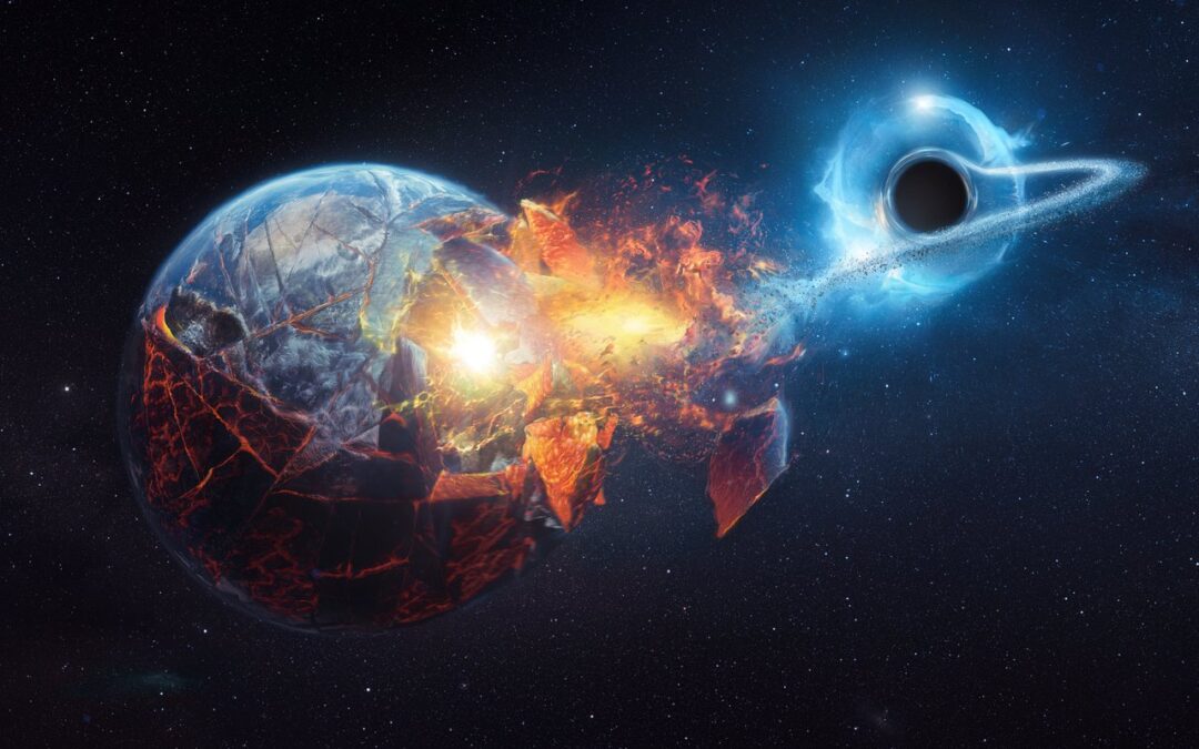 What are the chances of dark matter or a black hole ripping apart Earth?